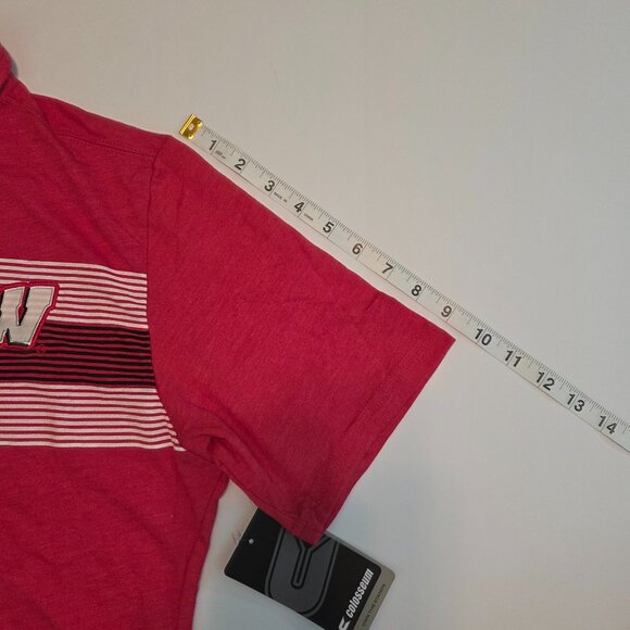 NWT Colosseum Wisconsin Badgers Men’s Polo Shirt – Size L - Picture 11 of 14
